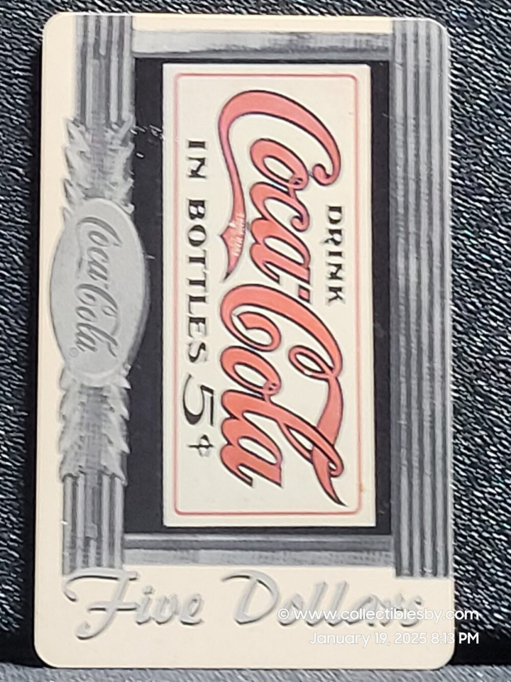 Vintage Coca-Cola 1996 $5. 6 of 10 Phone Card