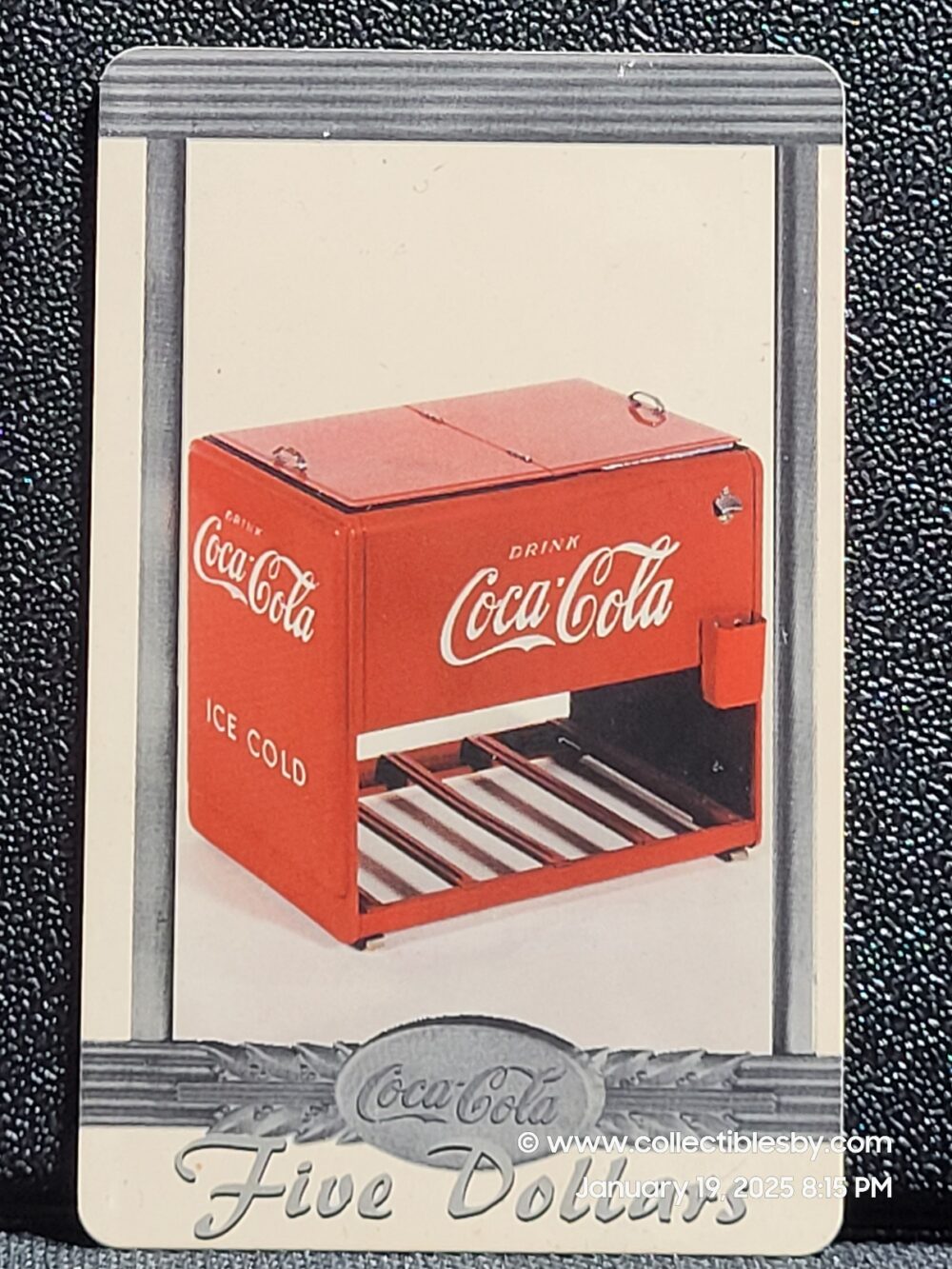 Vintage Coca-Cola retail cooler 1996 $5. 2 of 10 Phone Card