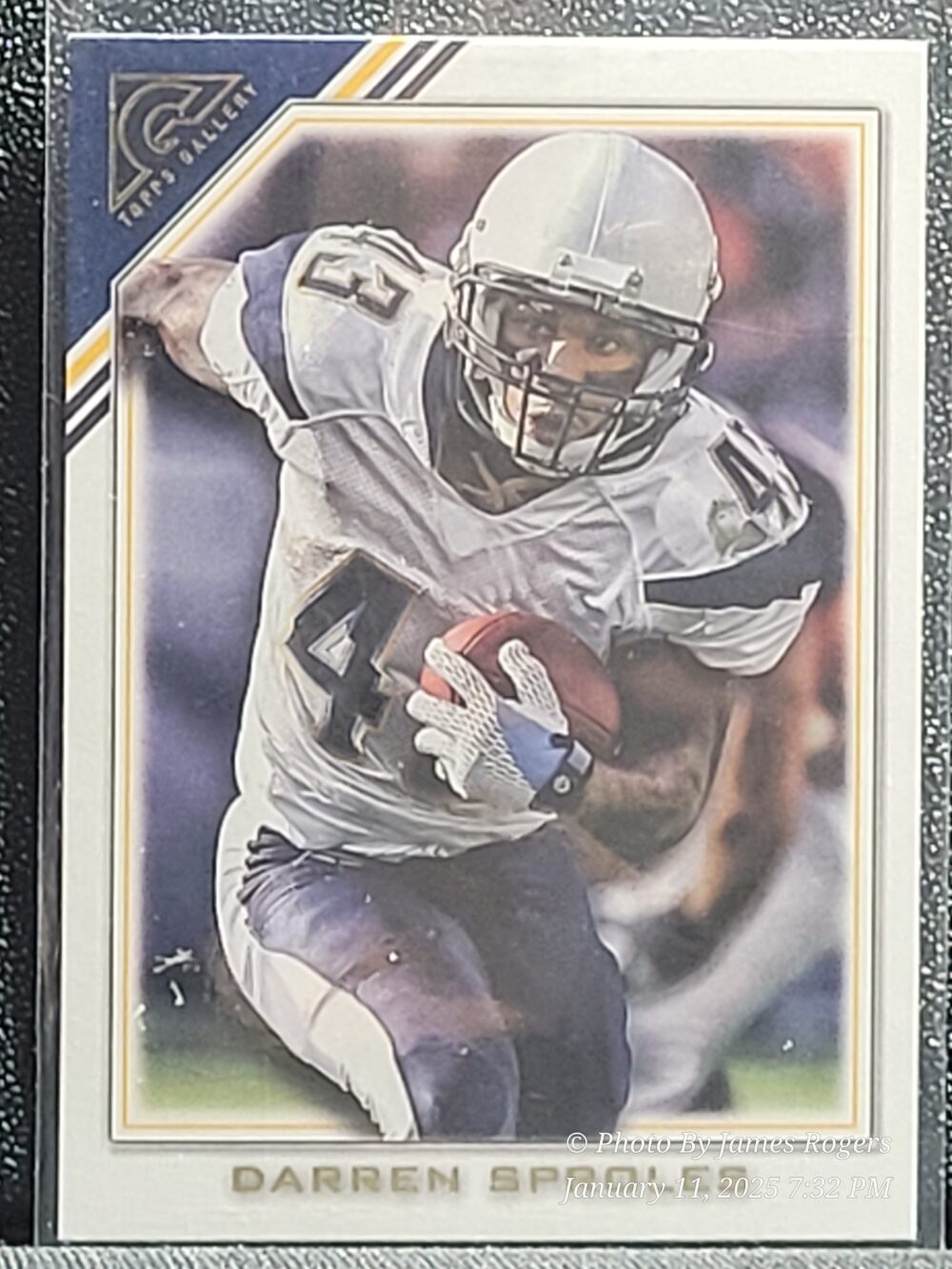 Darren Sproles 2023 Topps Gallery NFL 396 Football Card San Diego Chargers