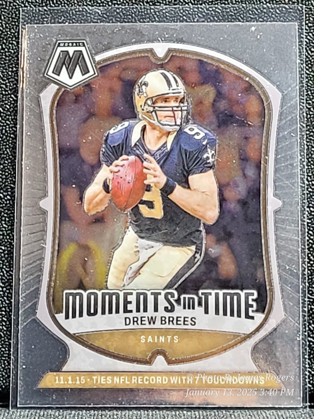 2024 Mosaic Moments In Time Drew Brees 14 HoF QB Legend