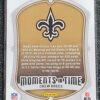 2024 Mosaic Moments In Time Drew Brees 14 HoF QB Legend - Image 2