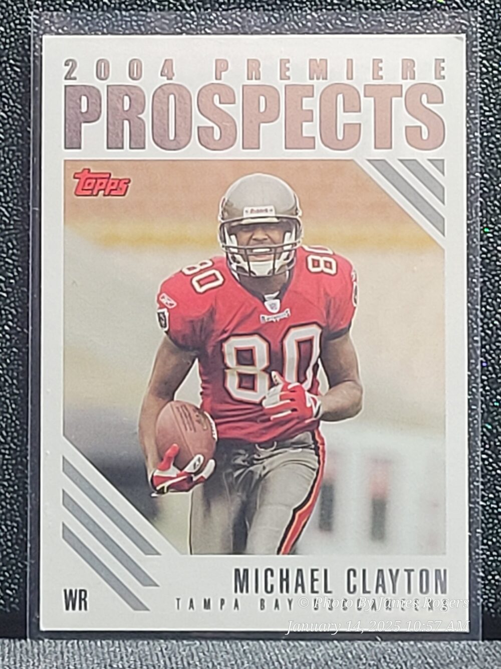 MICHAEL CLAYTON 2004 TOPPS PREMIERE PROSPECTS ROOKIE INSERT CARD PP13 49ers