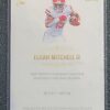 2021 Wild Card Matte White Premier Elijah Mitchell MBC-66 RC Rookie - Image 2