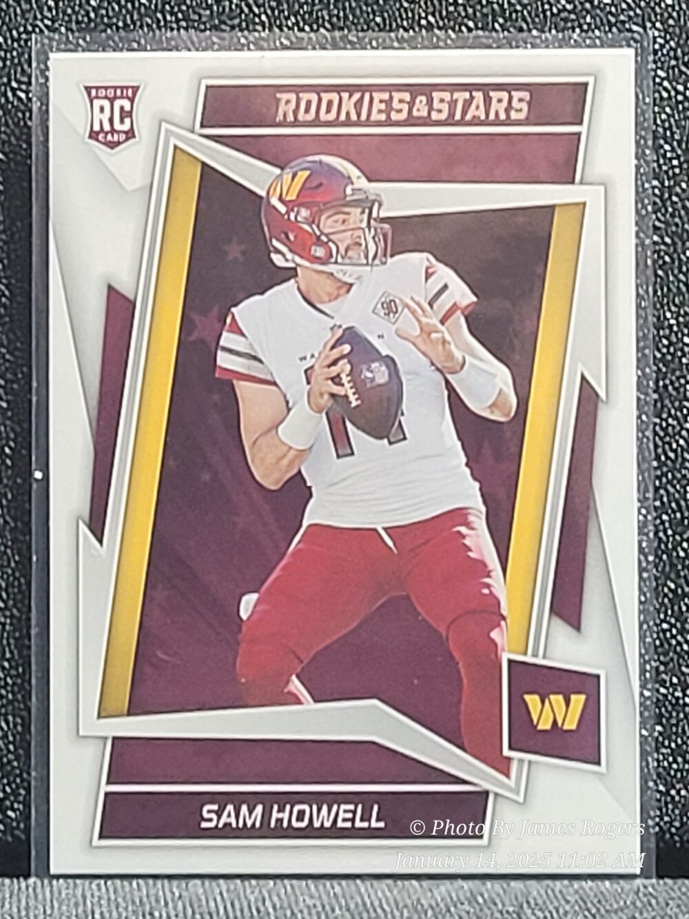 Sam Howell 2022 Rookies & Stars RC 105 Rookie Washington Commanders