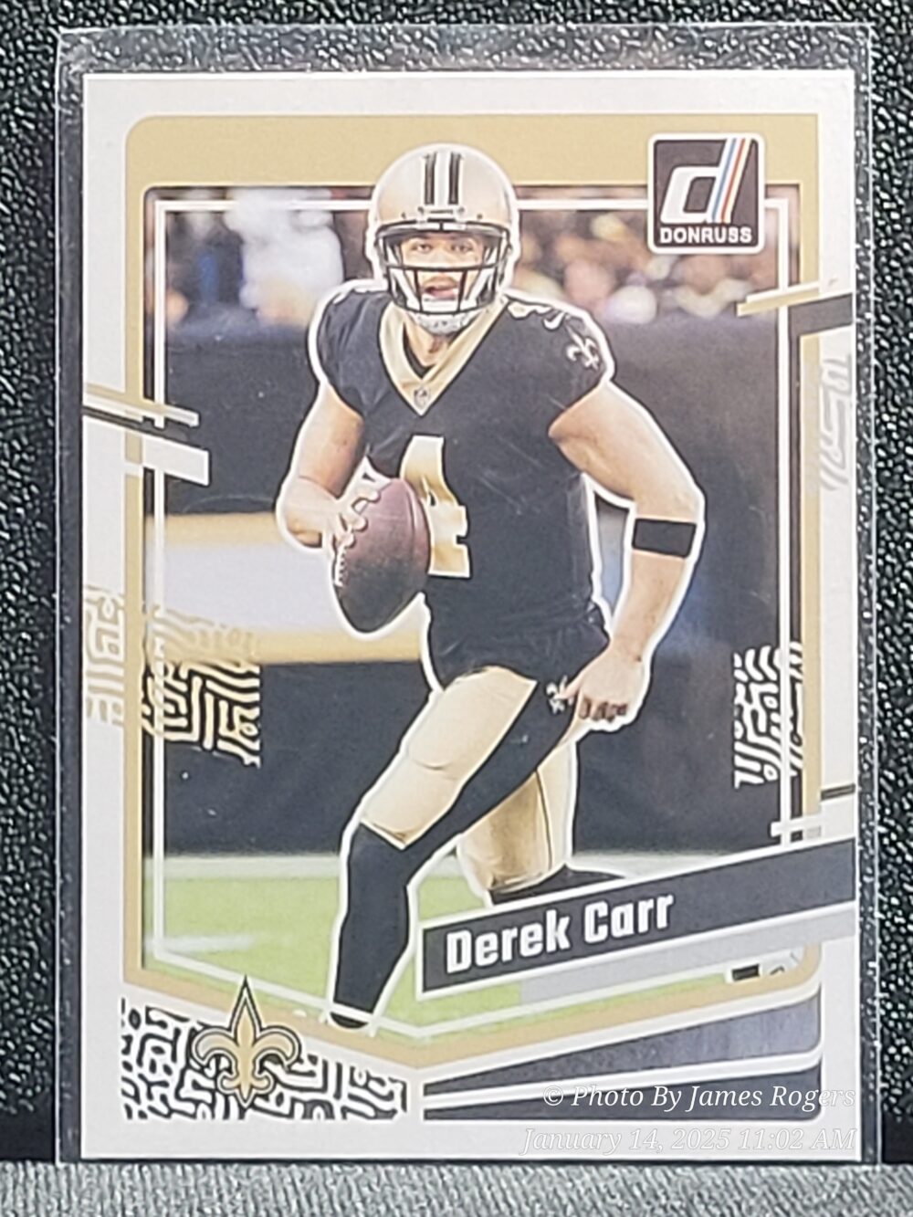 2023 Panini Donruss Derek Carr 213 New Orleans Saints