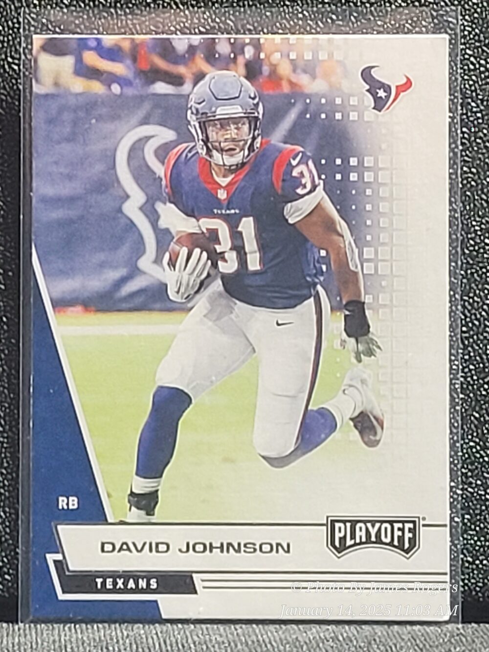 2020 Playoff David Johnson 52 Texans