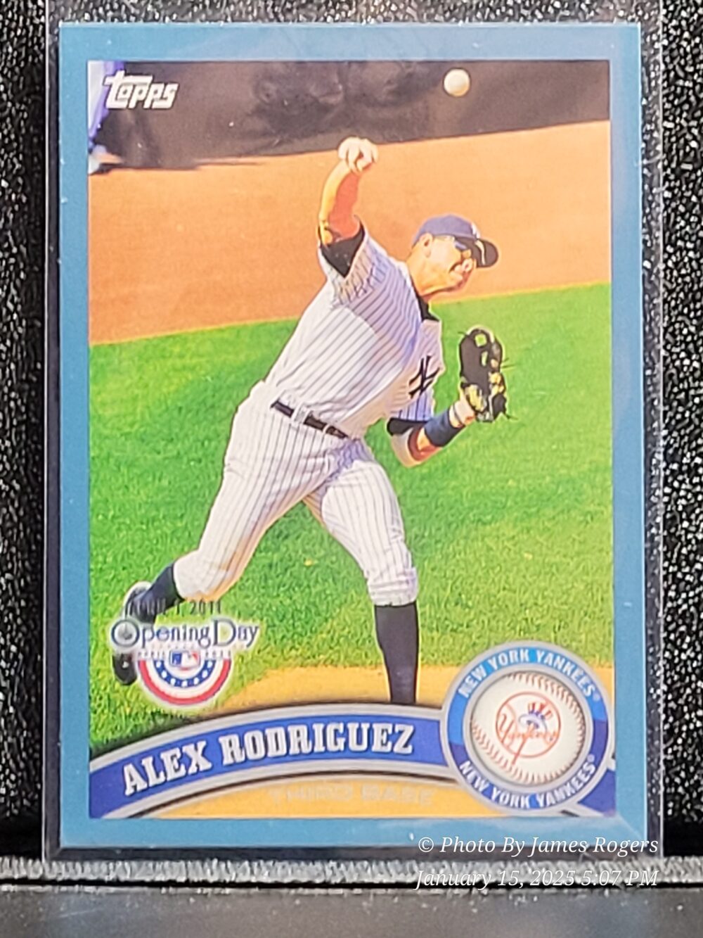 2011 Topps Opening Day Blue 30 Alex Rodriguez 136/2011