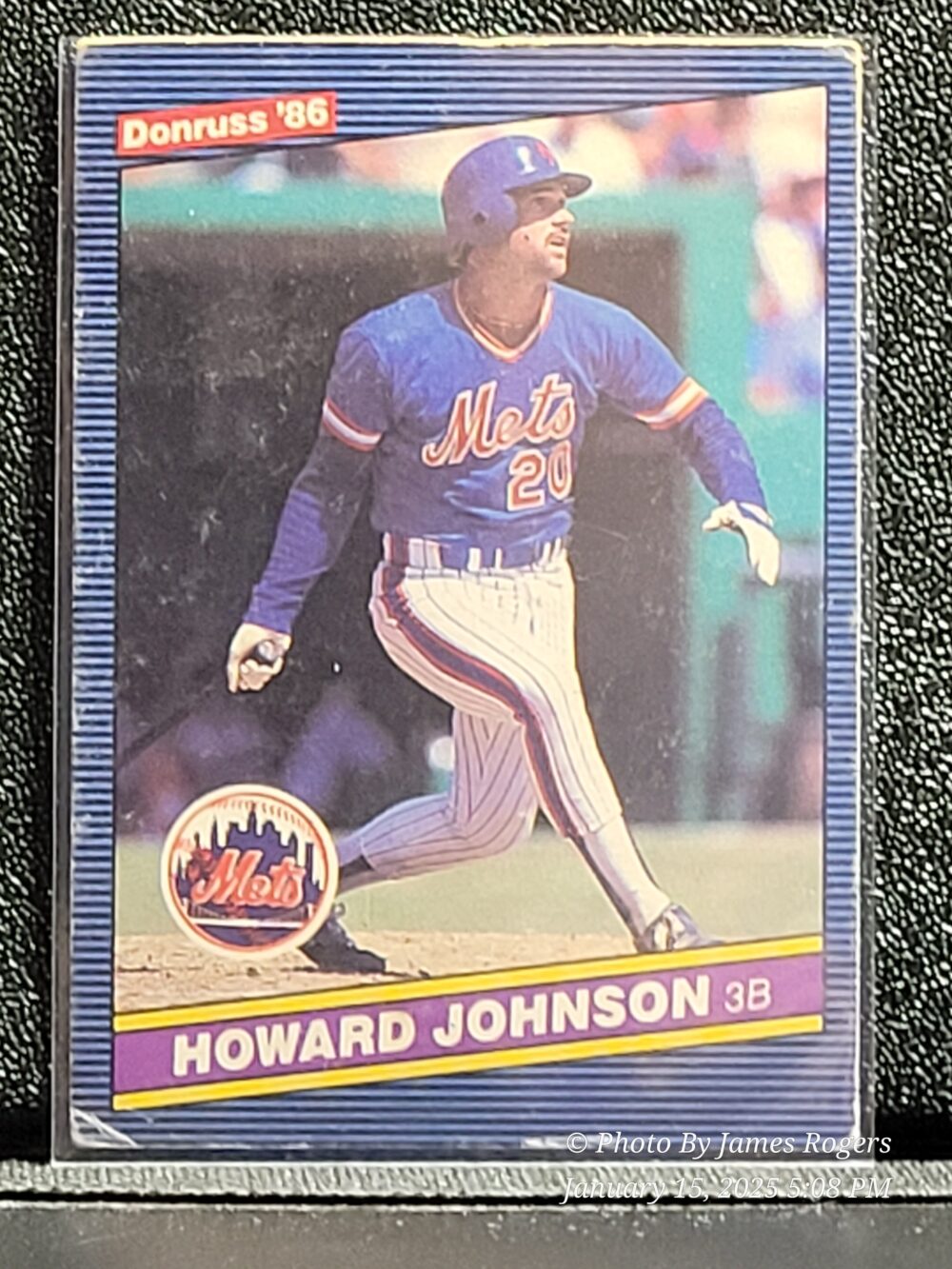 1986 Donruss Baseball 312 Howard Johnson New York Mets Tigers