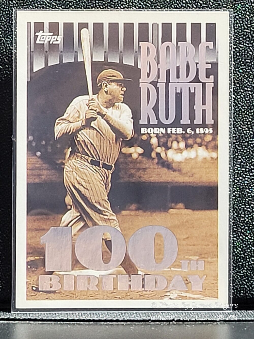 2010 Topps Babe Ruth 100th Birthday 3 MLB New York Yankees  Baseball card