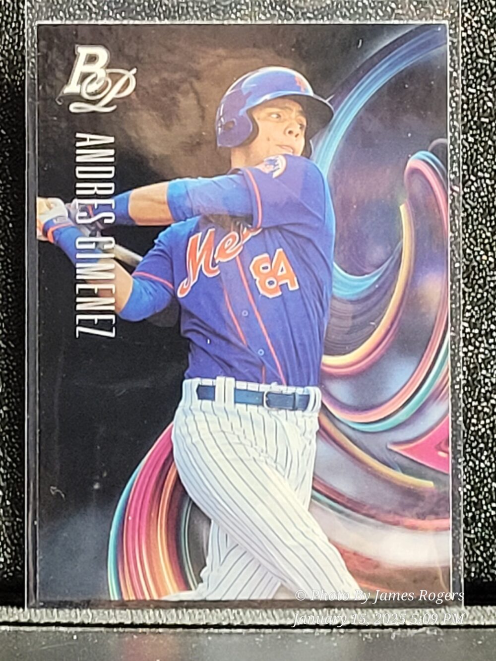 2018 Bowman Platinum Top Prospect Andres Gimenez Top-32 New York Mets