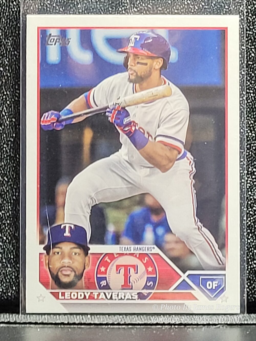 2023 TOPPS CHROME UPDATE LEODY TAVERAS USD28 RANGERS