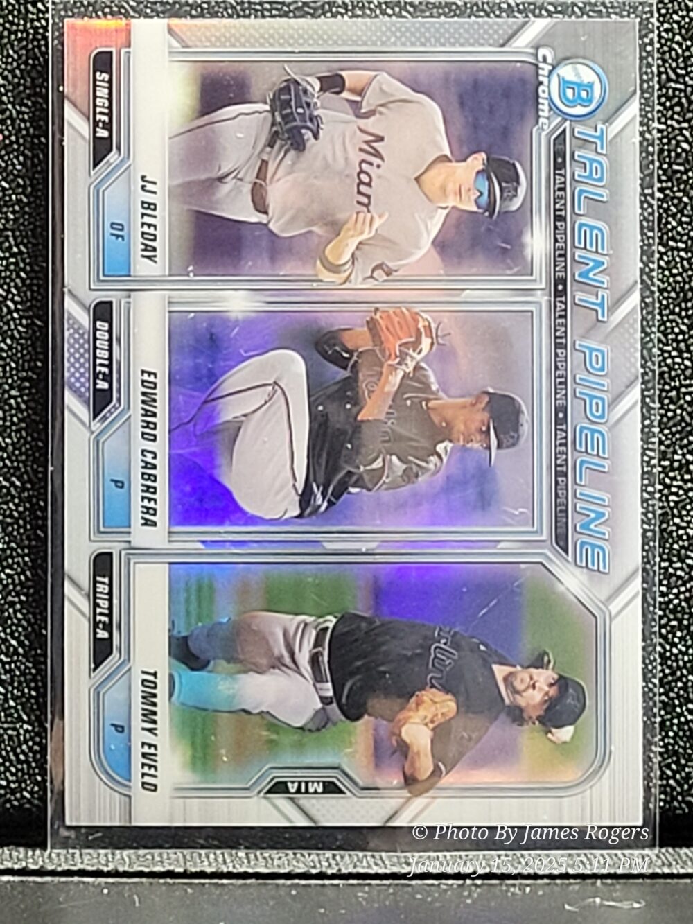 2021 Bowman Baseball Chrome TP-MIA Talent Pipeline Miami Marlins