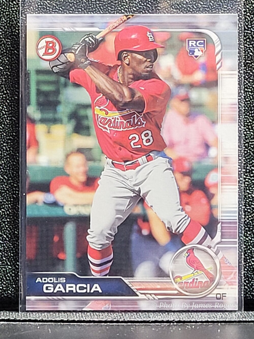 2019 Bowman Adolis Garcia Rc 84 St. Louis Cardinals Texas Rangers