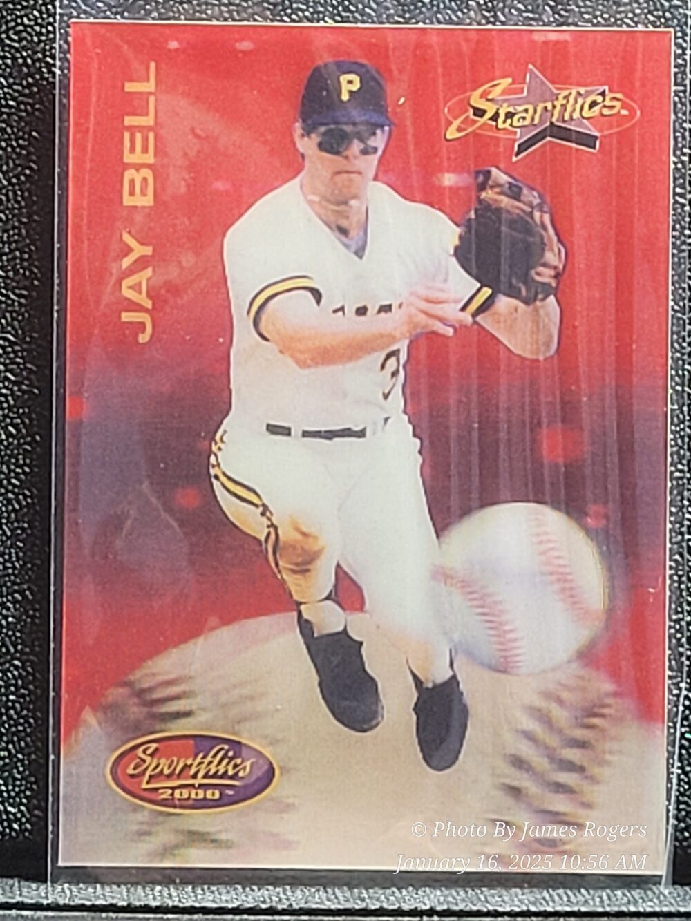 1994 JAY BELL  SPORTSFLICS 2000 BASEBALL CARD PINNACLE BRANDS