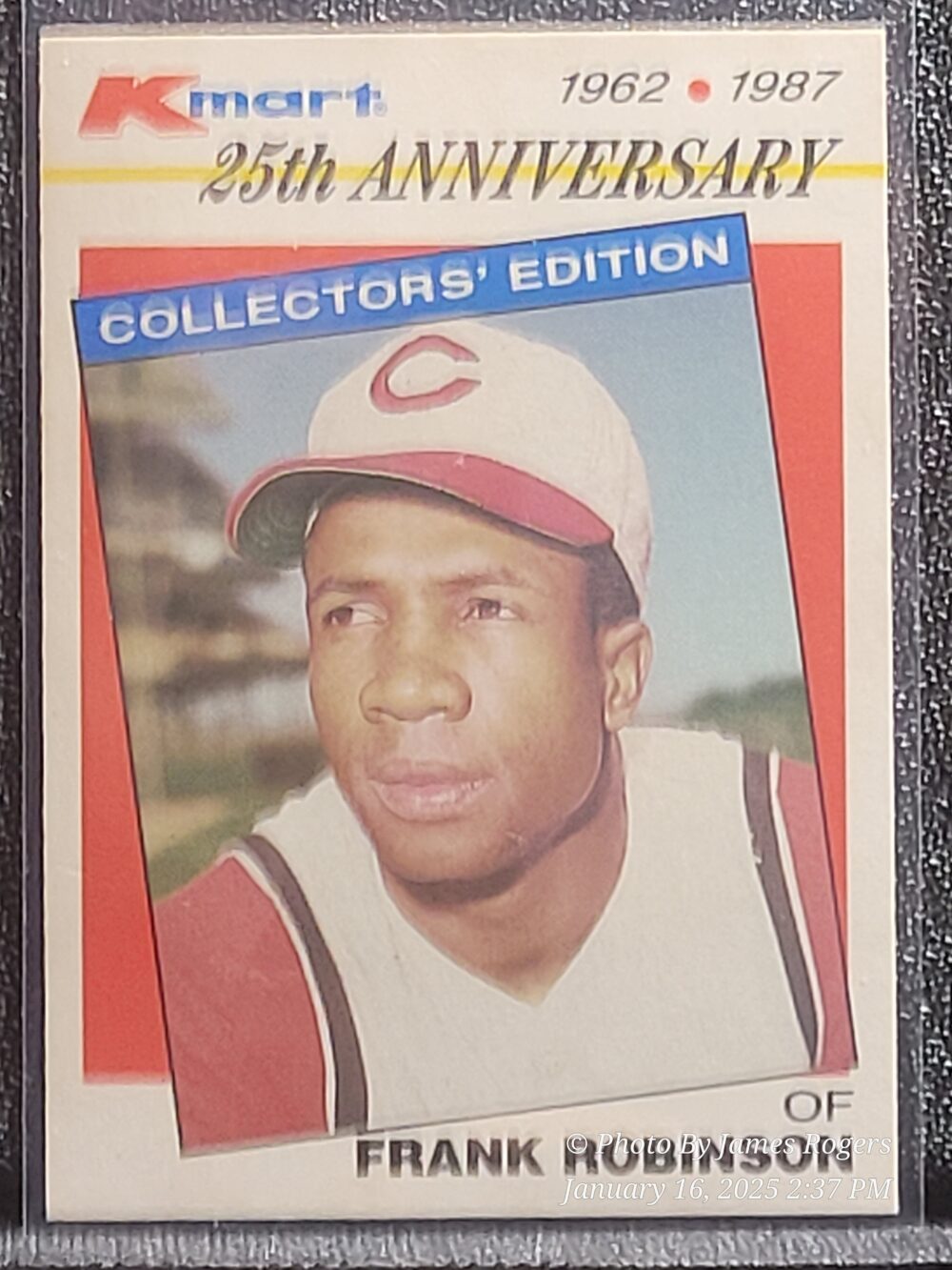 1987 Topps Kmart Frank Robinson Cincinnati Reds 10