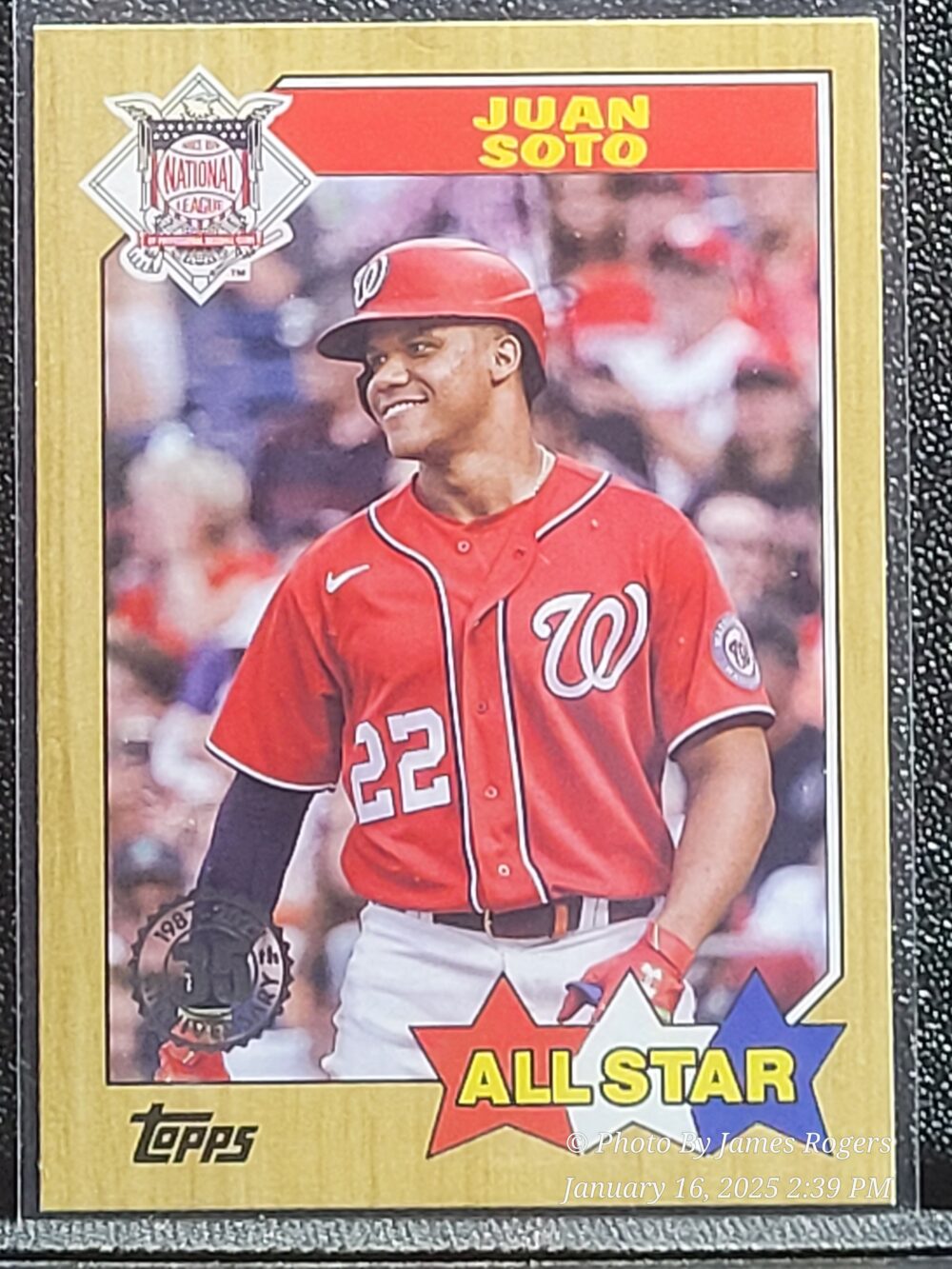 2022 Topps 2 1987 Retro 35th Anniversary All Star Card of Juan Soto - Nationals