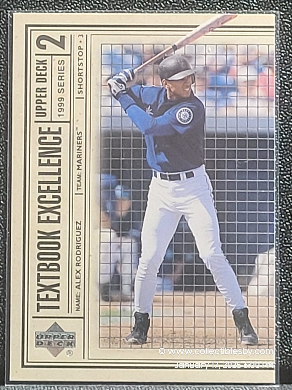 1999 Upper Deck Textbook Excellence Alex Rodriguez T26 Seattle Mariners