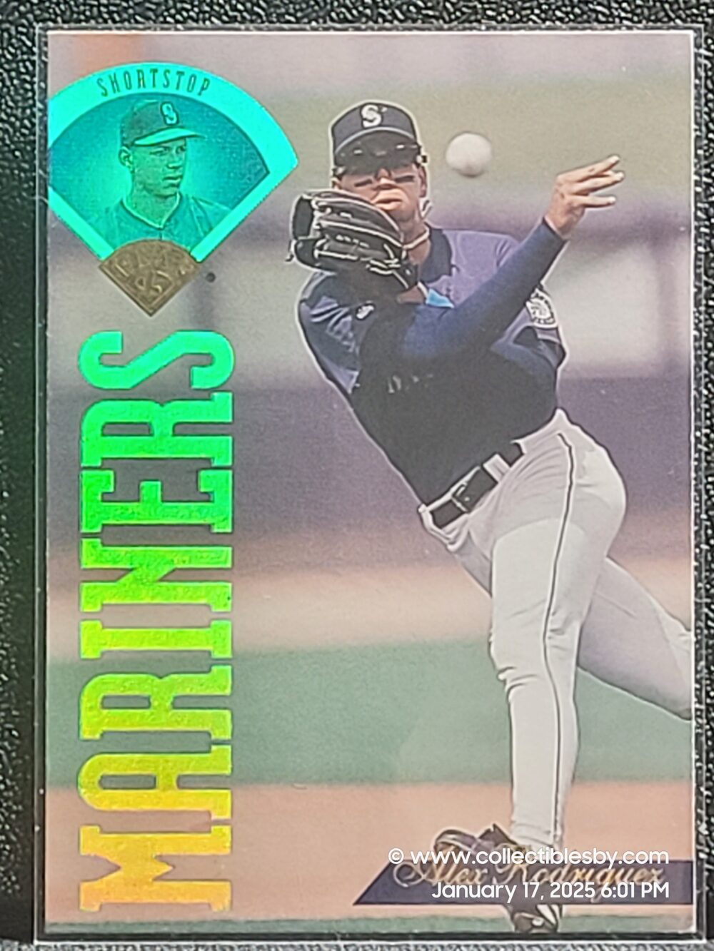 1995 Donruss LEAF ALEX RODRIGUEZ MARINERS 313 Arod Holofoil