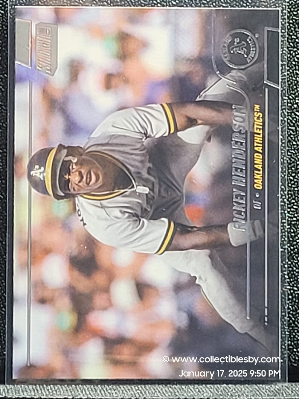 Rickey Henderson 2022 topps stadium club 49