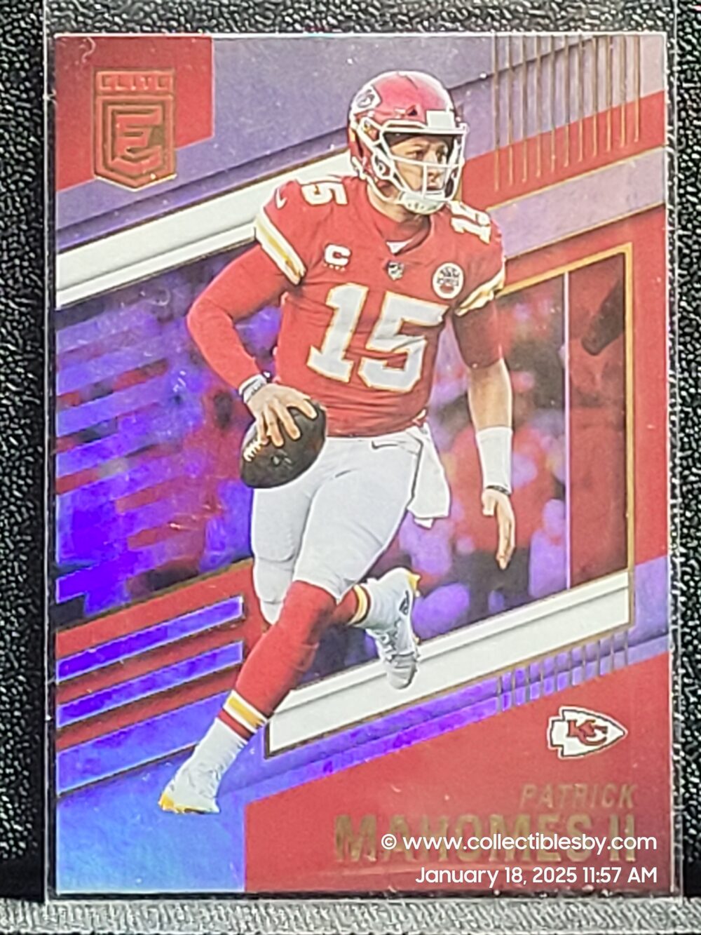 2022 Panini Donruss Elite Football Patrick Mahomes II 38 Kansas City Chiefs