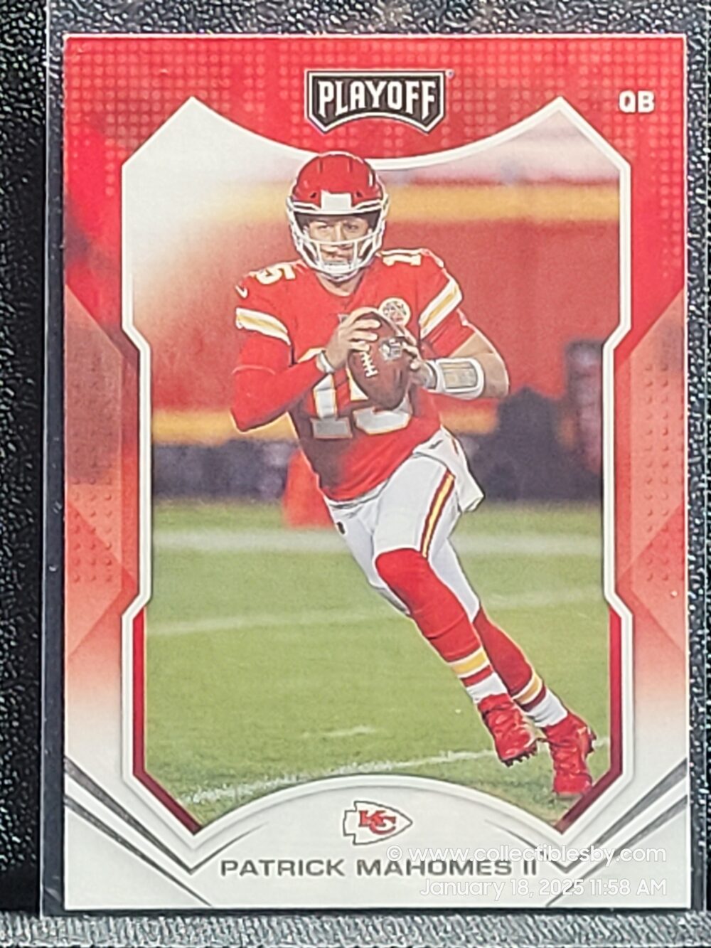 2021 Panini Playoff Football Base Patrick Mahomes II 81 Kansas City Chiefs