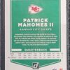 PATRICK MAHOMES II 2021 Panini Donruss 116 Chiefs - Image 2