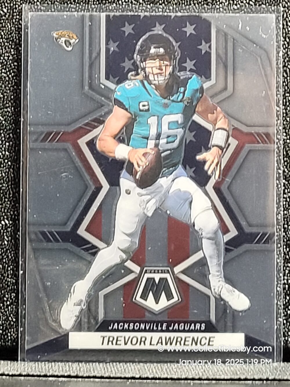 Trevor Lawrence 2022 Panini Mosaic National Pride USA 267 Jacksonville Jaguars