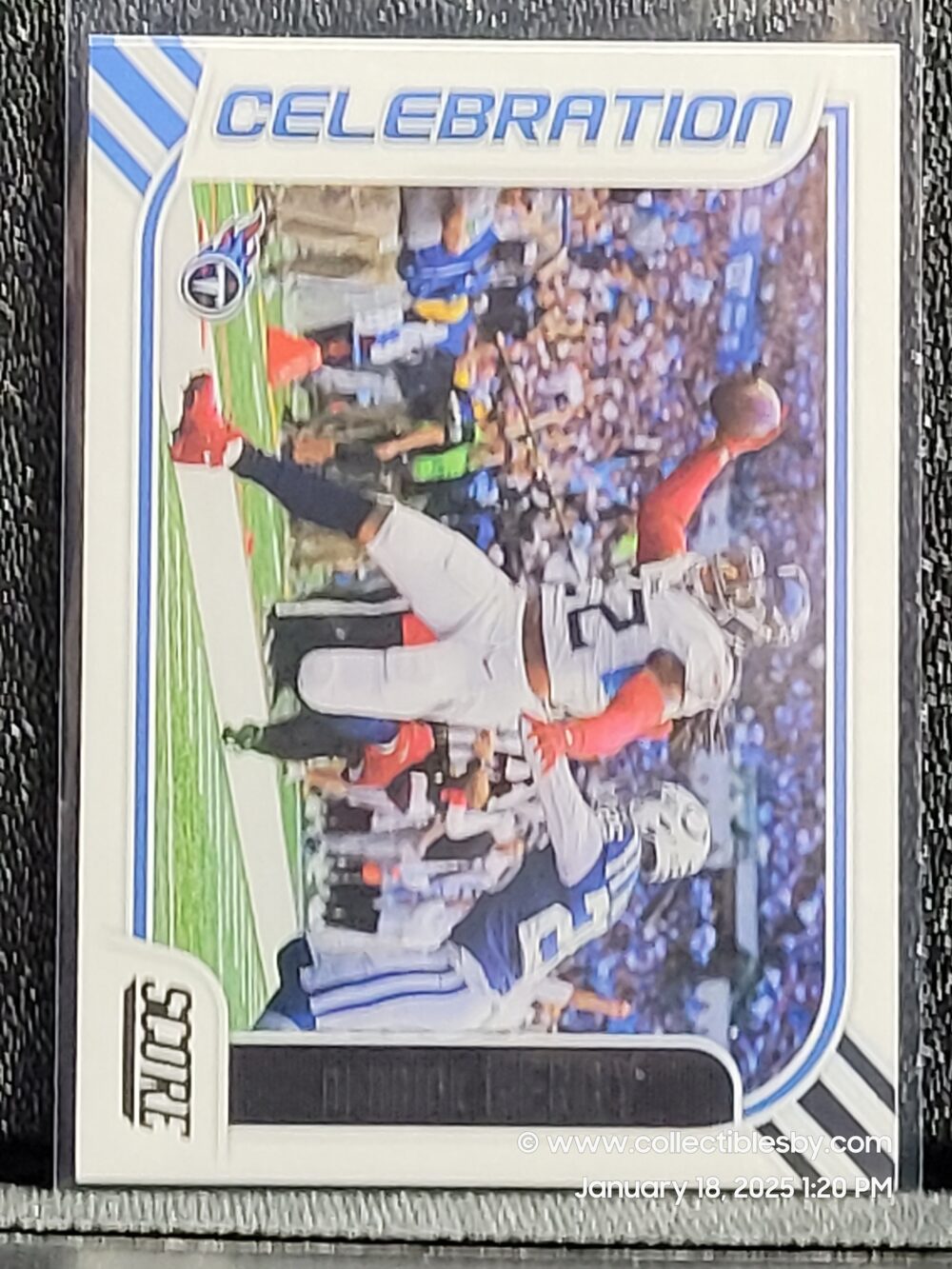 Derrick Henry Celebration Insert 2023 Score Football Card 19 Tennessee Titans