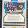 2021 PANINI PRIZM MYLES JACK RED CRACKED ICE PRIZM 16 JACKSONVILLE JAGUARS - Image 2