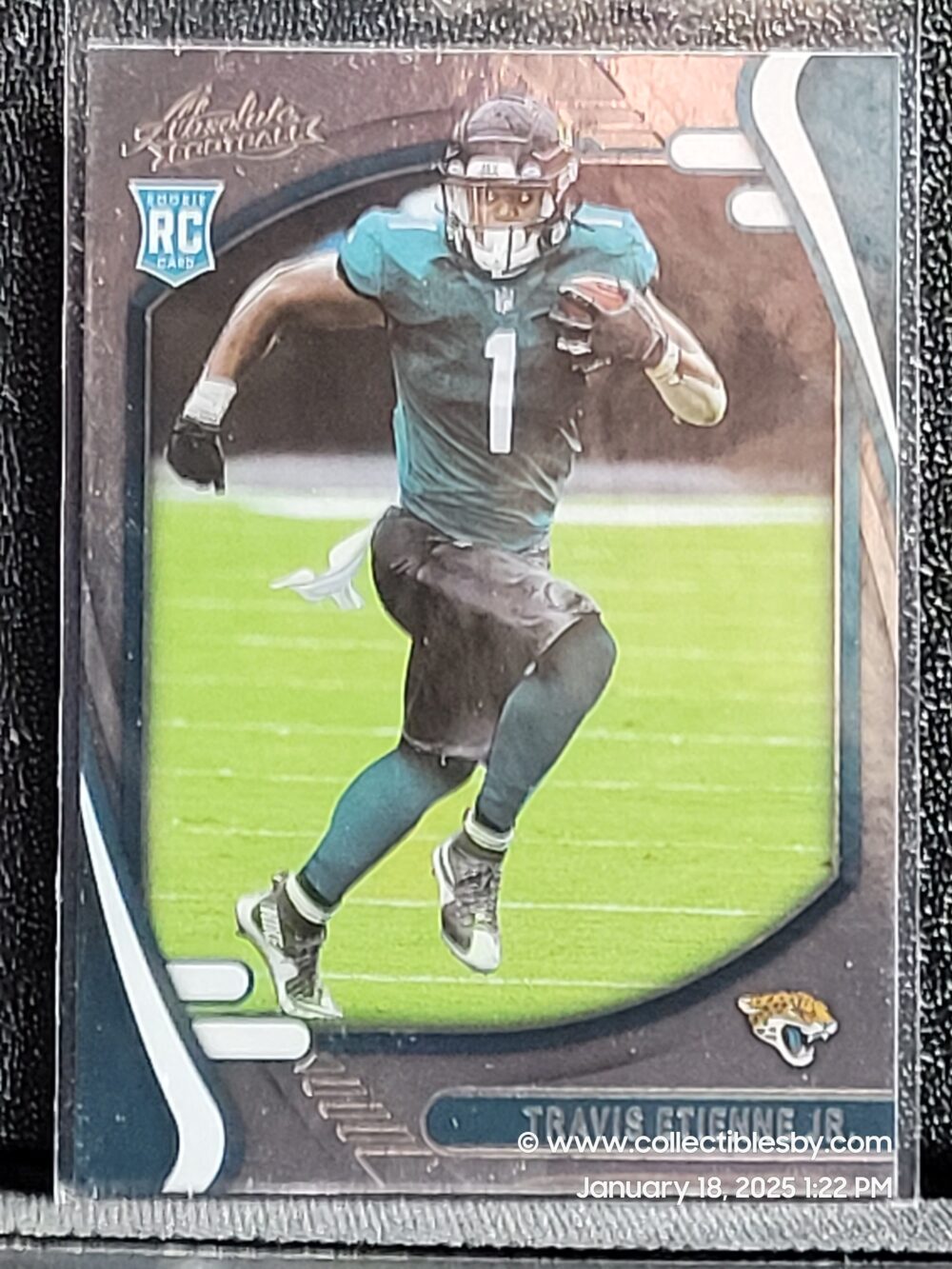 TRAVIS ETIENNE JR 2021 Panini Absolute Rookie Card RC 112 Jacksonville Jaguars