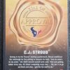 C.J. Stroud 2023 Panini Zenith Zeal Of Approval 24 Houston Texans - Image 2