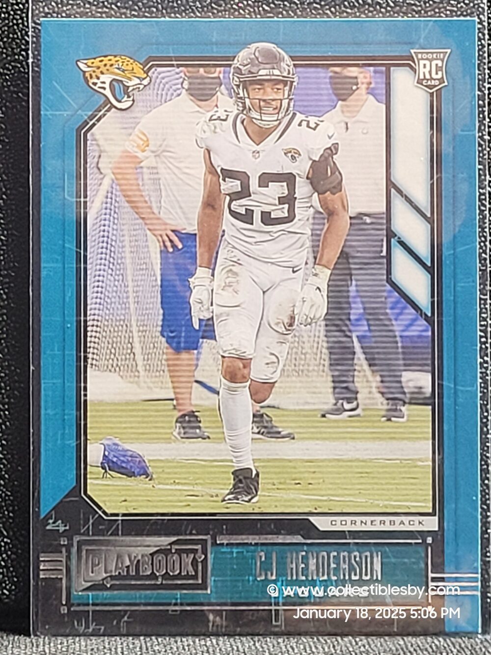 2020 Panini Playbook CJ Henderson Rookie Card 182 Jacksonville Jaguars