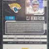 2020 Panini Playbook CJ Henderson Rookie Card 182 Jacksonville Jaguars - Image 2