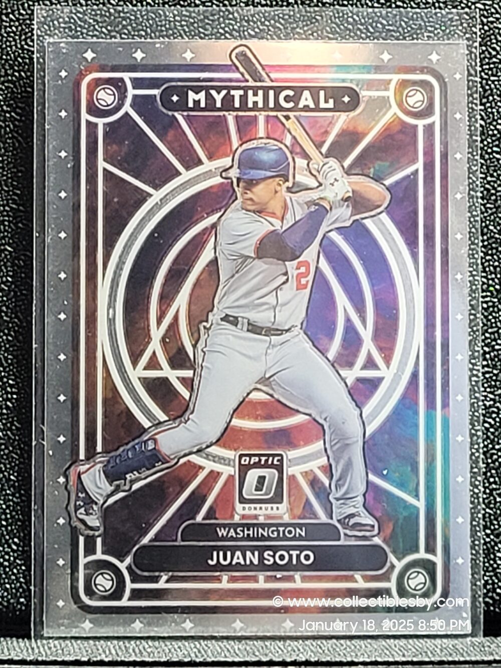 2022 Optic Baseball MTH-5 Juan Soto Mythical Insert Washington Nationals