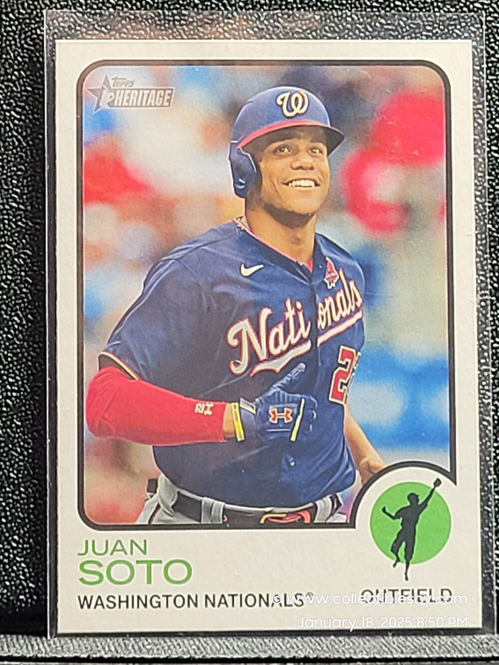 Juan Soto Nationals 154 2022 Topps Heritage