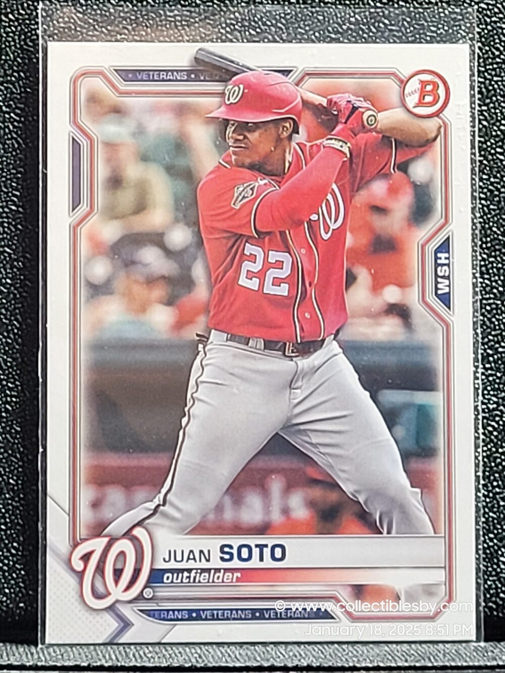 Juan Soto - 2021 Topps Bowman - 67 - Washington Nationals New York Yankees Card