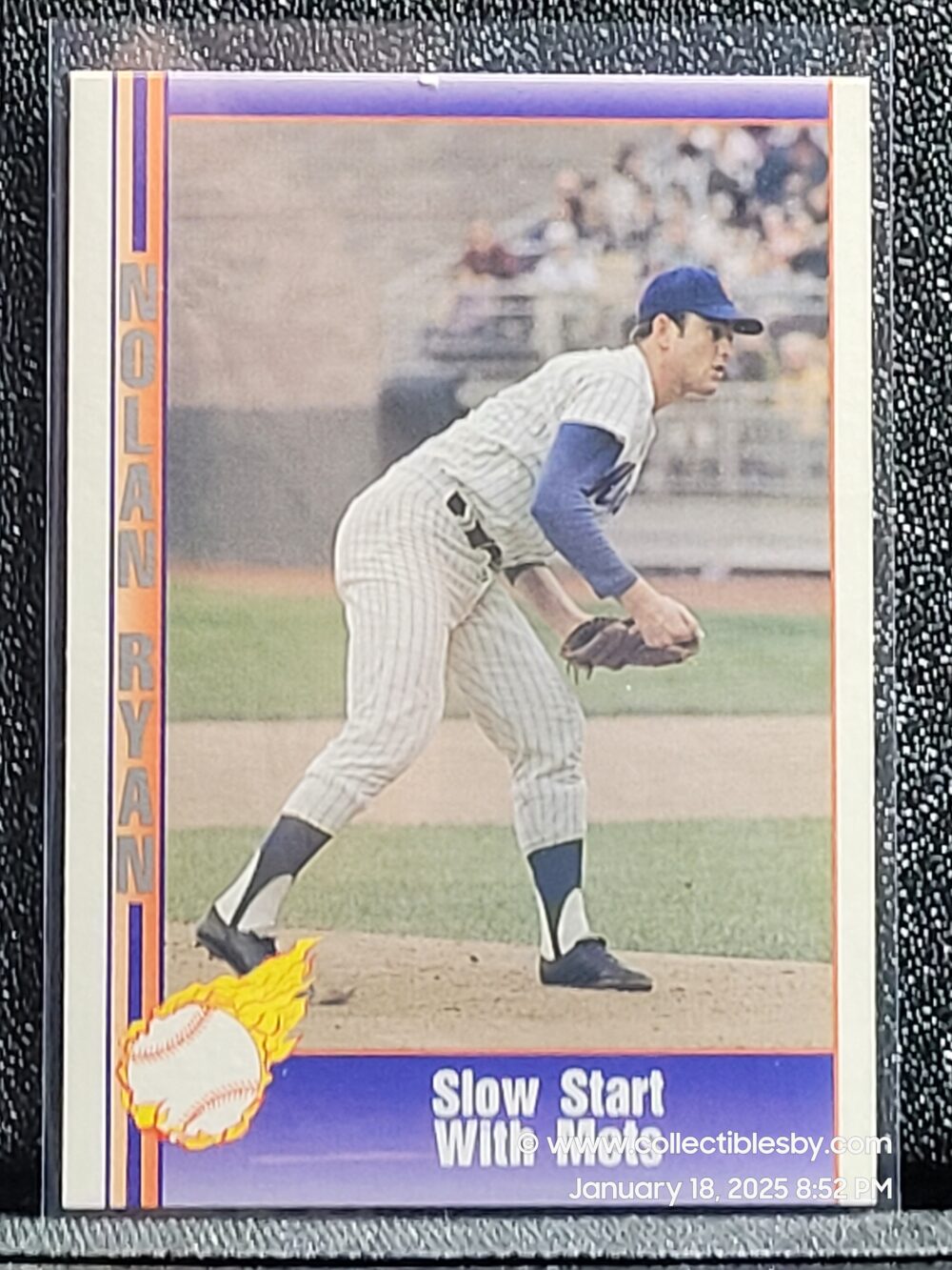 Nolan Ryan, Slow Start with Mets, 1991 Pacific Trading Cards 17