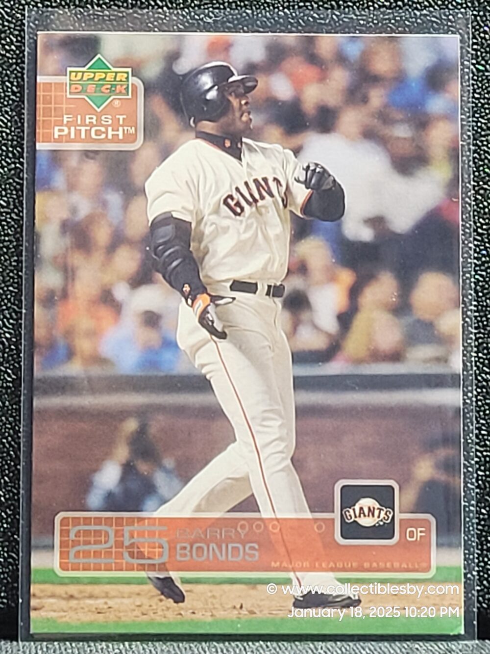 2003 Barry Bonds Upper Deck First Pitch 200 Giants MVP