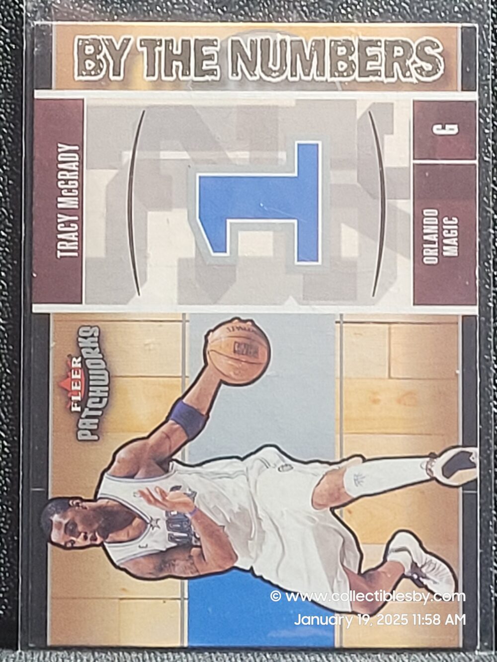 2003-04 Fleer Patchworks By the Numbers Tracy McGrady 6BTN HOF