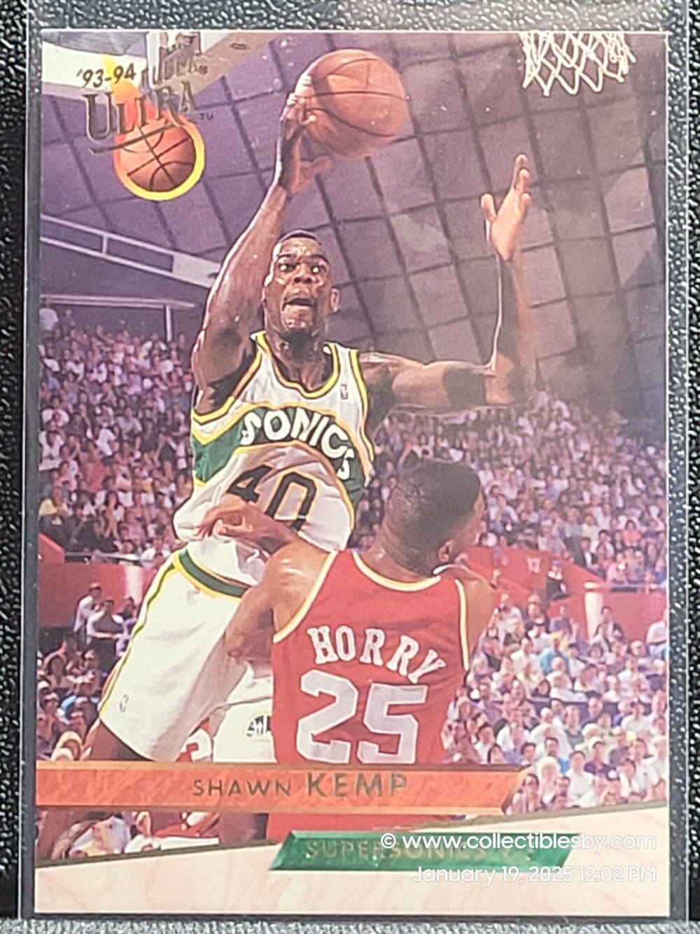 SHAWN KEMP 1993-94 Fleer Ultra Premium Card 178 Seattle Sonics