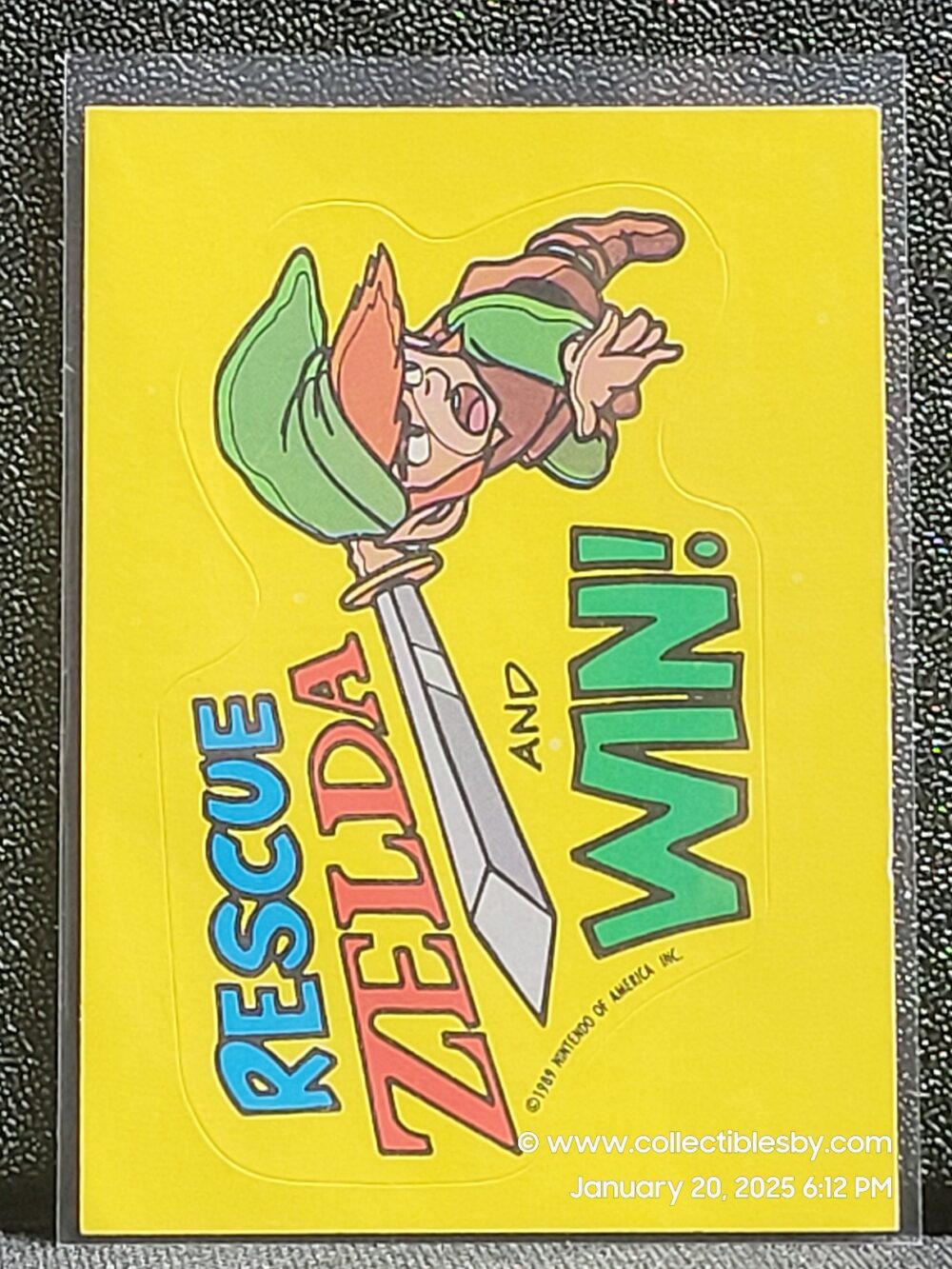 The Legend Of Zelda 1989 Topps Nintendo Game Tip Stickers 22